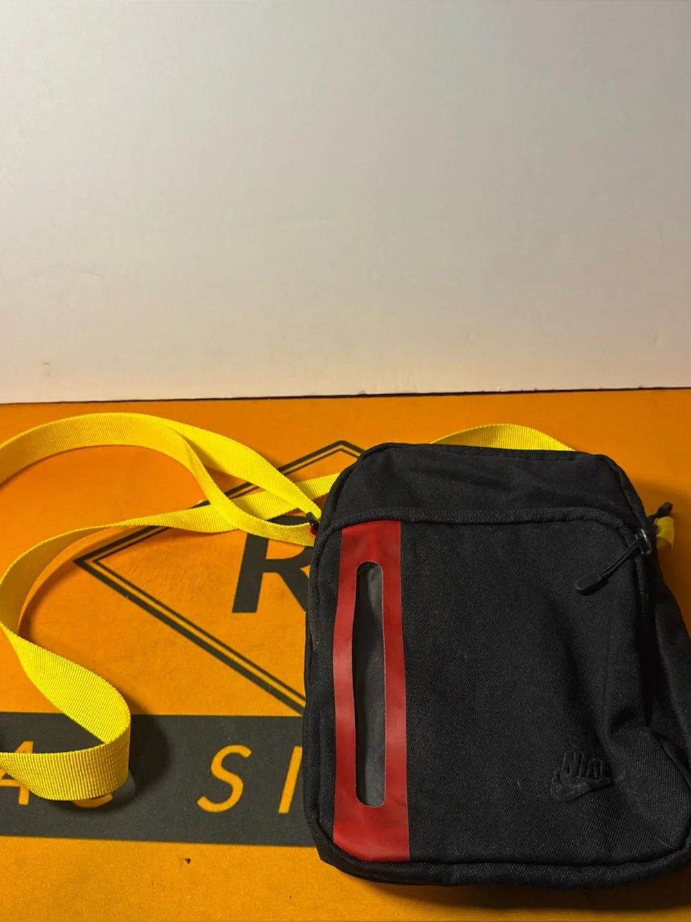 Nike Small Item Crossbody Bag Black-red-yellow
